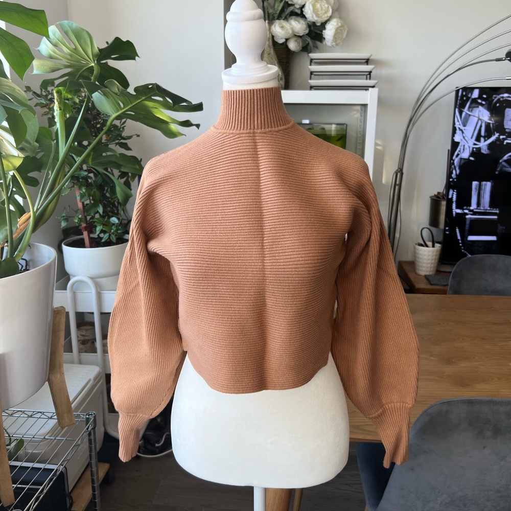Zara crop top sweater